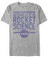 Фото #1 товара NASA Men's Actually It Is Rocket Science Short Sleeve T-Shirt