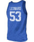 Фото #2 товара Men's Darius Leonard Royal Indianapolis Colts Name Number Tri-Blend Tank Top