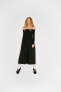 Фото #1 товара Платье в тон с открытыми плечами ZARA