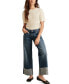 Фото #1 товара Women's Lucky Legend Sweet Wide-Leg Cuffed Jeans