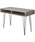 Фото #1 товара Desk with 2 Compartments Gray