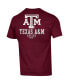 Фото #4 товара Men's Maroon Texas A&M Aggies Stack 2-Hit T-shirt