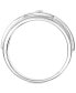 ფოტო #3 პროდუქტის Cubic Zirconia & Lab Grown Blue Spinel Accent Evil Eye Band