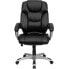 Фото #3 товара High Back Black Leather Executive Swivel Chair