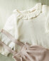 Baby shirt with ruffle