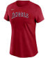 ფოტო #2 პროდუქტის Women's Mike Trout Red Los Angeles Angels Name Number T-shirt