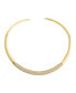 ფოტო #1 პროდუქტის Pave Accented Graduated Collar Choker Necklace