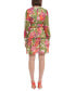 Women's Floral-Print Tiered Dress