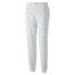 Puma Brand Love Printed Sweatpants Womens White Casual Athletic Bottoms 53706002