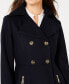 Фото #4 товара Women's Double-Breasted Wool Blend Skirted Coat