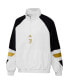 Men's White Juventus Football Icon Raglan Quarter-Zip Top