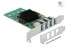 Фото #6 товара Delock 89048 - PCIe - USB 3.2 Gen 1 (3.1 Gen 1) - Low-profile - PCIe 2.0 - 5 Gbit/s - 0 - 60 °C