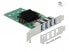 Delock 89048 - PCIe - USB 3.2 Gen 1 (3.1 Gen 1) - Low-profile - PCIe 2.0 - 5 Gbit/s - 0 - 60 °C