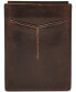 ფოტო #1 პროდუქტის Men's Leather Derrick RFID Card Case