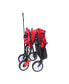 Фото #4 товара Folding Station Wagon Garden Shopping Atv With Back Frame And Retractable Handle