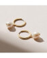 ფოტო #3 პროდუქტის Pearl Hoops - Medium Frida