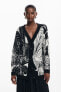 ფოტო #1 პროდუქტის Women's Printed cardigan