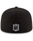 Фото #2 товара Jacksonville Jaguars Chase Black White 59Fifty Fitted Cap