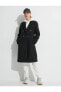Фото #3 товара Пальто Koton Long Coat Double-Breasted Button Closure Belted