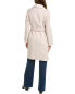 Фото #3 товара Cinzia Rocca Icons Wool & Cashmere-Blend Wrap Coat Women's