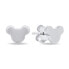 Minimalist silver earrings Mickey Mouse EA917W