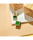 ფოტო #2 პროდუქტის Women's Cube Stud Earrings