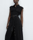 ფოტო #16 პროდუქტის Women's Belt Shirt Dress