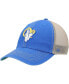 Men's Royal, Natural Los Angeles Rams Head Trawler Trucker Clean Up Snapback Hat