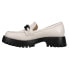 Фото #6 товара VANELi Zefiro Lug Sole Loafers Womens White ZEFIRO312460