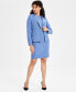 ფოტო #3 პროდუქტის Women's One Button Notched Collar Blazer