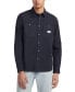 Men's Regular-Fit Solid Button-Down Shirt DARING OCEAN, L - фото #1