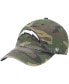 Men's Camo Los Angeles Chargers Woodland Clean Up Adjustable Hat