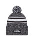 Фото #2 товара Men's Heather Black New York Giants 2023 Inspire Change Cuffed Knit Hat with Pom