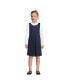 Big Girls School Uniform Ponte Pleat Jumper Top of Knee