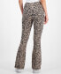 ფოტო #2 პროდუქტის Women's Nalentine Leopard-Print Flare Pants