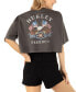 ფოტო #2 პროდუქტის Juniors' Brooklyn Boyfriend Crop Tee