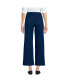 Фото #3 товара Women's High Rise Patch Pocket Wide Leg Chino Crop Pants