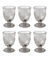 Rustic Goblets Glasses, Set of 6