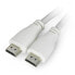 Фото #2 товара Cable HDMI 2.0 - 1m - official for Raspberry Pi - white