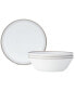 Фото #1 товара Silver Colonnade 4 Piece Soup Bowl Set, Service for 4