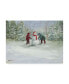 Фото #1 товара Mary Miller Veazie 'Snowman And Children' Canvas Art - 24" x 32"