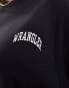 Wrangler plus crew neck sweatshirt with small logo in faded black