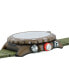Men's Swiss Chronograph Bear Grylls Survival Eco Master Series Olive Strap Watch 45mm