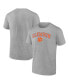 Фото #1 товара Men's Heather Gray Clemson Tigers Campus T-shirt