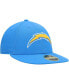 Фото #2 товара Men's Powder Blue Los Angeles Chargers Logo Omaha Low Profile 59FIFTY Fitted Hat