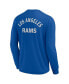 Фото #2 товара Men's and Women's Royal Los Angeles Rams Super Soft Long Sleeve T-shirt