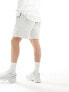 Weekday jersey shorts in grey melange