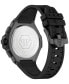 ფოტო #3 პროდუქტის Unisex Chronograph Black Silicone Strap Watch 42mm