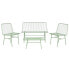 Фото #1 товара Набор стол и 3 кресла Home ESPRIT Мята Металл 115 x 53 x 83 cm