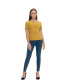 ფოტო #7 პროდუქტის Bellemere Women's Grand Crew-Neck Cotton T-Shirt